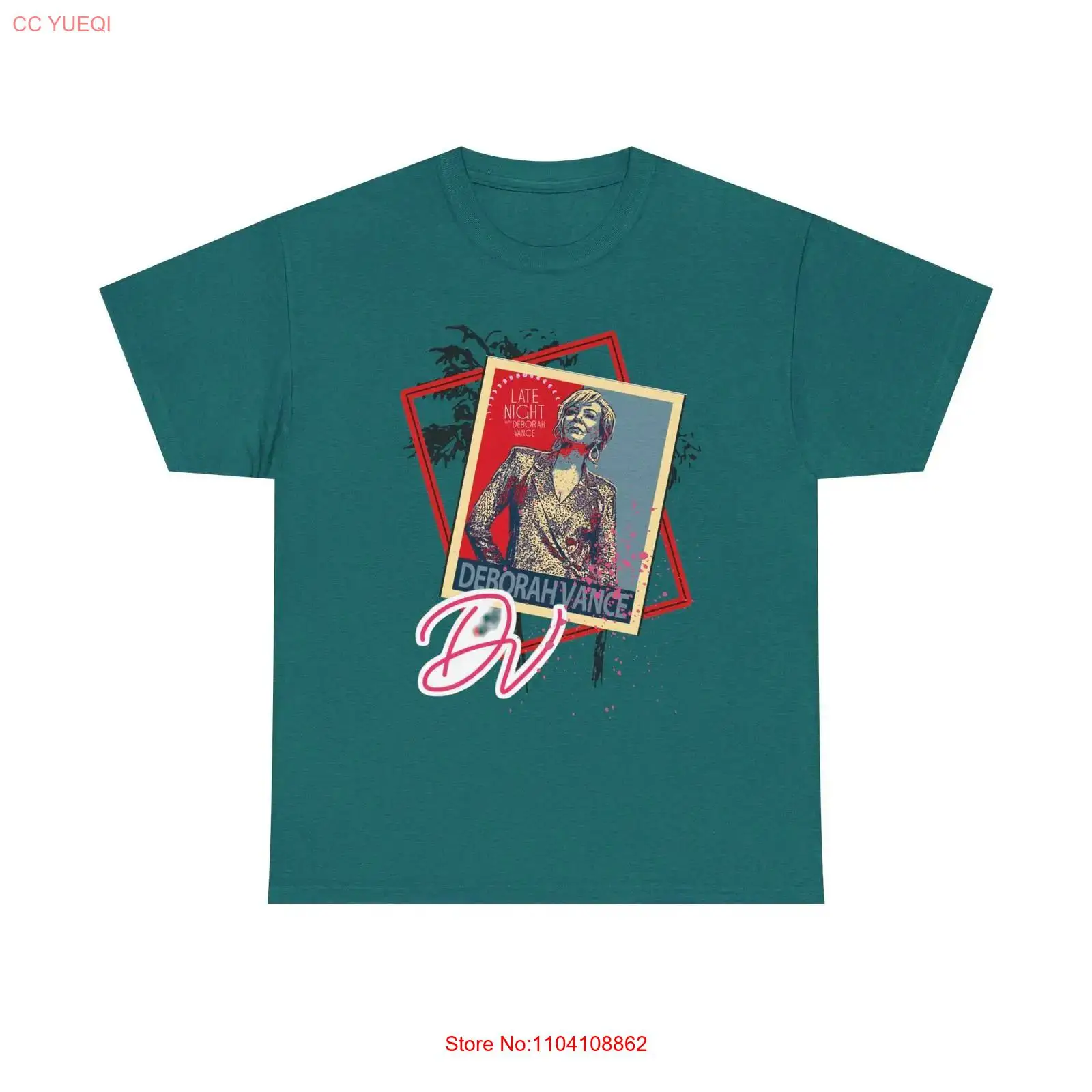 Vintage Fashion Tv - レトロハックステレビ番組デボラ・ヴァンスTシャツヴィンテージウォッシュドファッションデザイナー服少し伸縮性のあるストリートウェアスタイリッシュソフト