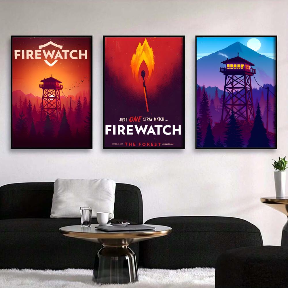 ビデオゲーム F-Firewatch 絵画 書道 ヴィンテー - Vintage Vogue Fashion Poster のレビューと価格