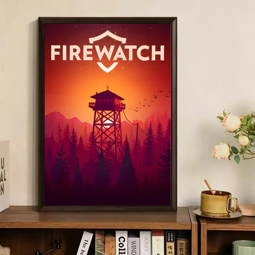 ビデオゲーム F-Firewatch 絵画 書道 ヴィンテー - Vintage Vogue Fashion Poster のレビューと価格