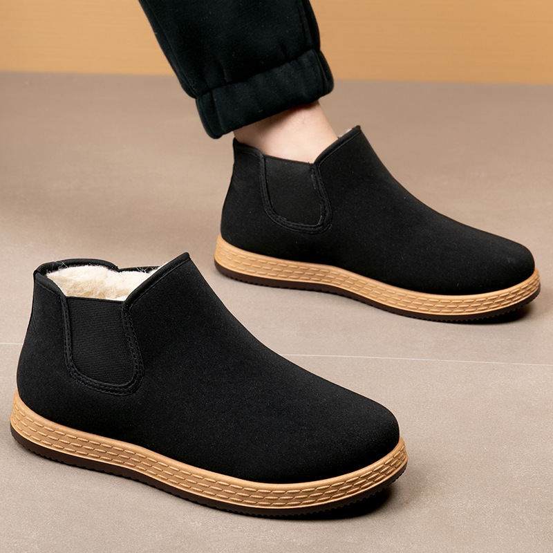 メンズコットンシューズメンズ冬新作豪華な厚みのあるファッショ - Vintage Outdoor Fashion のレビューと価格