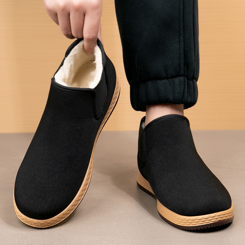 メンズコットンシューズメンズ冬新作豪華な厚みのあるファッショ - Vintage Outdoor Fashion のレビューと価格
