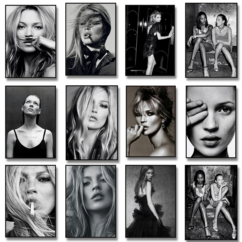 ヴィンテージレトロ写真モデル喫煙ファッションアートポスター、 - Vintage Vogue Fashion Poster のレビューと価格